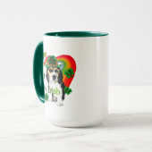 Beagle St Patrick's Day Tasse (Vorderseite Links)