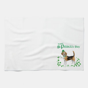 Beagle St. Patricks Tag Küchentuch