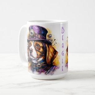Beagle-Steampunk-Hund Kaffeetasse