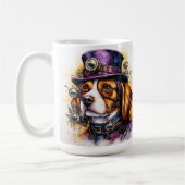 Beagle-Steampunk-Hund Kaffeetasse (Links)