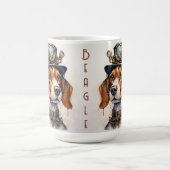 Beagle-Steampunk-Hund Kaffeetasse (Mittel)