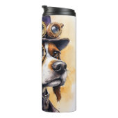 Beagle-Steampunk-Hund Thermosbecher (Nach rechts gedreht)
