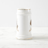 Beagle Stein Bierglas (Mittel)