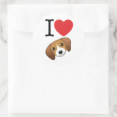 Beagle Stickers (Tasche)