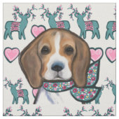Beagle Stoff (Nahaufnahme)