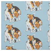 Beagle Stoff (Muster)