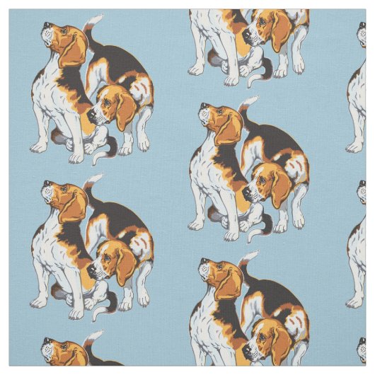 Beagle Stoff (Muster)