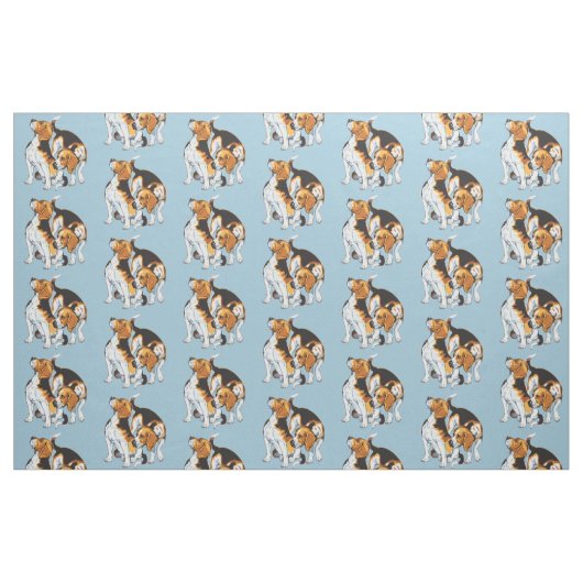 Beagle Stoff (Fat Quarter (45,7 x 55,9 cm))