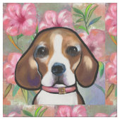 Beagle Stoff (Nahaufnahme)