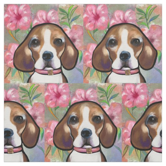 Beagle Stoff (Muster)