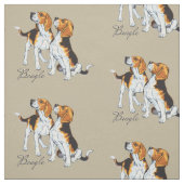 Beagle Stoff (Muster)