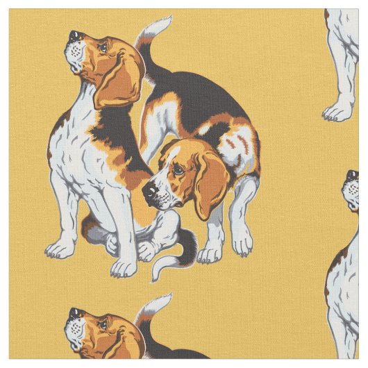 Beagle Stoff (Nahaufnahme)