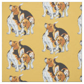 Beagle Stoff (Muster)