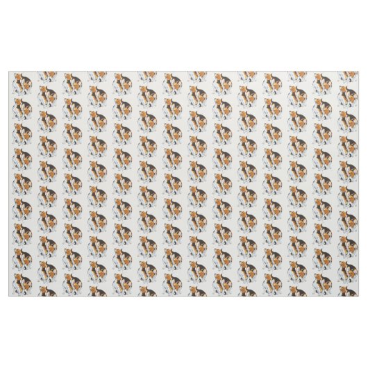 Beagle Stoff (Yard (91,4 cm))
