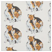 Beagle Stoff (Muster)