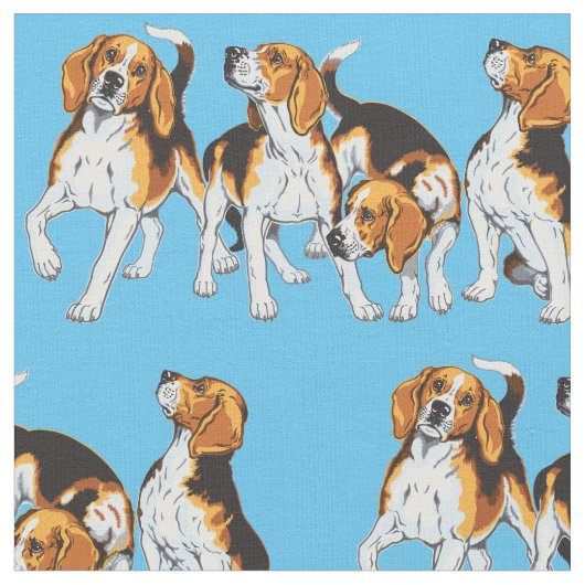 Beagle Stoff (Nahaufnahme)