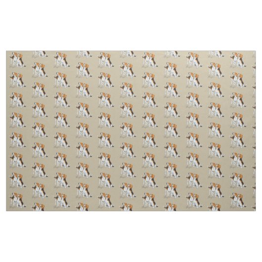 Beagle Stoff (Yard (91,4 cm))