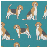 Beagle Stoff-PICK IHRE FARBE! Stoff (Nahaufnahme)
