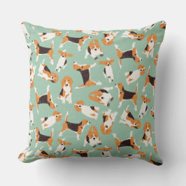 Beagle Streuminze Kissen