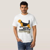 Beagle Suche T-Shirt (Vorne ganz)