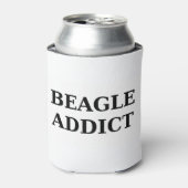 Beagle-Süchtig Dosenkühler (Kanne Vorderseite)