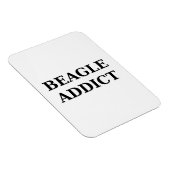 Beagle-Süchtig Magnet (Rechte Seite)