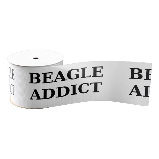 Beagle süchtig ripsband (Spule)