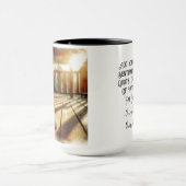 Beagle Sunning on Porch Kaffee Tasse Cup (Zentrum)