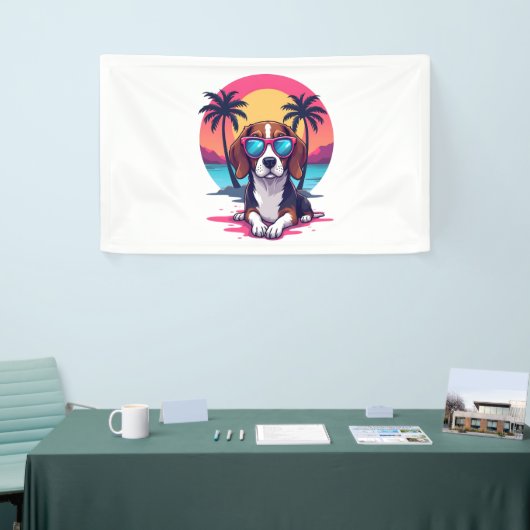 Beagle Sunset Background Shirt, Beagle Mama, Beagl Banner (Messeveranstaltung)