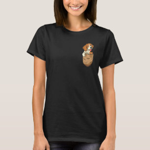 Beagle Süßes Tier Haustier Hundebesitzer Pocket Be T-Shirt