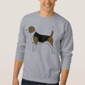 Beagle Sweatshirt (Vorderseite)