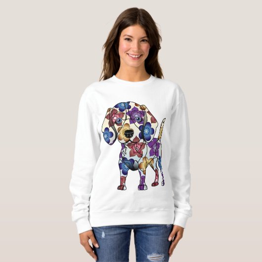Beagle-Sweatshirt Sweatshirt (Vorne ganz)