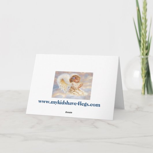 Beagle Sympathy Card Karte (Rückseite)