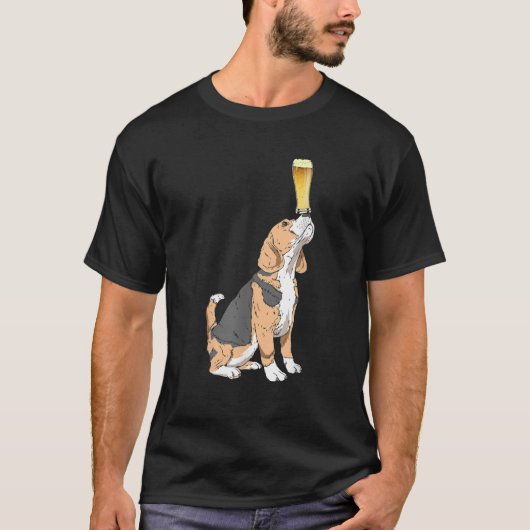 Beagle T Shirt Beer Lovers Shirt Bierbraut T Schif (Vorderseite)