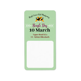 Beagle-Tag-Stationery-Etiketten  Adressaufkleber