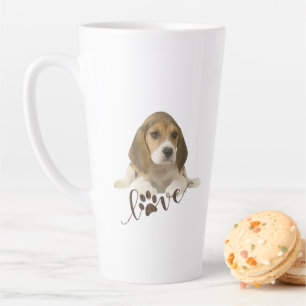 Beagle Tapestyle Imitate Canvas Print Acrylic Prin Milchtasse