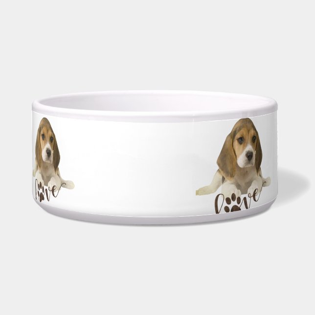 Beagle Tapestyle Imitate Canvas Print Acrylic Prin Napf (Vorderseite)