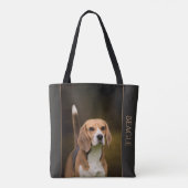 Beagle-Taschentasche Tasche (Rückseite)
