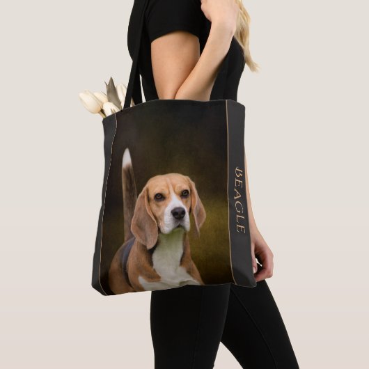 Beagle-Taschentasche Tasche (Von Nahem)
