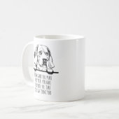 Beagle Tasse, Beagle Geschenk, Beagle Mama Kaffee  Kaffeetasse (Vorderseite Links)