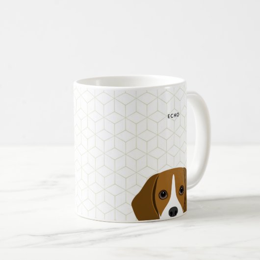 Beagle-Tasse Kaffeetasse (VorderseiteRechts)