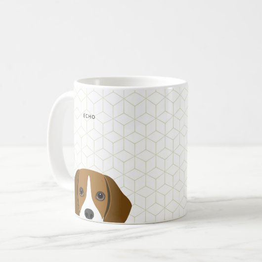 Beagle-Tasse Kaffeetasse (Vorderseite Links)