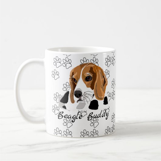 Beagle-Tasse Kaffeetasse (Links)