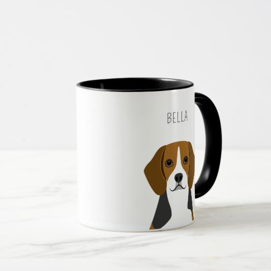 Beagle-Tasse Tasse (VorderseiteRechts)