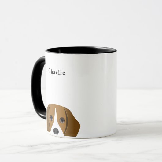 Beagle-Tasse Tasse (Vorderseite Links)