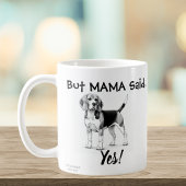 Beagle Tasse/Typografie Kaffeetasse