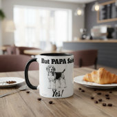 Beagle Tasse/Typografie Tasse