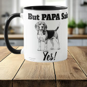 Beagle Tasse/Typografie Tasse