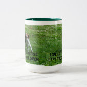 Beagle-Tasse Zweifarbige Tasse (Mittel)