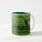 Beagle-Tasse Zweifarbige Tasse (VorderseiteRechts)